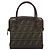 Borsa a mano FENDI Zucca Canvas 2way Nero Marrone Oro Auth 184637 D'oro - vista 13