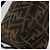 FENDI Zucca Canvas Mamma Baguette Shoulder Bag Black Brown Auth 184907SAM Castaño Negro - vista 18