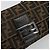 FENDI Zucca Canvas Mamma Baguette Shoulder Bag Black Brown Auth 184907SAM Castaño Negro - vista 19