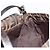 FENDI Zucca Canvas Mamma Baguette Shoulder Bag Black Brown Auth 184907SAM Castaño Negro - vista 22