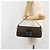 FENDI Zucca Canvas Mamma Baguette Shoulder Bag Black Brown Auth 184907SAM Castaño Negro - vista 25