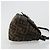 FENDI Zucca Canvas Mamma Baguette Shoulder Bag Black Brown Auth 184907SAM Castaño Negro - vista 3