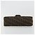 FENDI Zucca Canvas Mamma Baguette Shoulder Bag Black Brown Auth 184907SAM Castaño Negro - vista 5