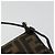 FENDI Zucca Canvas Mamma Baguette Shoulder Bag Black Brown Auth 184907SAM Castaño Negro - vista 8