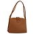 Borsa Tote SAINT LAURENT in pelle marrone Auth bs35578
