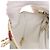 CHANEL Cuba Collection Matelasse 20 Chain Bag Satin White Gold CC Auth 185394SM Bianco D'oro - vista 22
