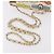 CHANEL Cuba Collection Matelasse 20 Chain Bag Satin White Gold CC Auth 185394SM Bianco D'oro - vista 6