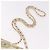 CHANEL Cuba Collection Matelasse 20 Chain Bag Satin White Gold CC Auth 185394SM Bianco D'oro - vista 7