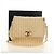 CHANEL Matelasse Chain Shoulder Bag Canvas Beige Gold CC Auth BA13294M D'oro - vista 12