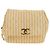 CHANEL Matelasse Chain Shoulder Bag Canvas Beige Gold CC Auth BA13294M D'oro - vista 13