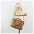 Borsa GUCCI Micro GG Supreme in PVC 2way Beige Oro Auth 184496 D'oro - vista 25
