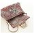 Borsa a tracolla FENDI Zucchino Canvas Mamma Baguette Rosa Oro Auth 165298SAV - vista 20