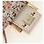 Borsa a tracolla FENDI Zucchino Canvas Mamma Baguette Rosa Oro Auth 165298SAV - vista 21