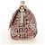 Borsa a tracolla FENDI Zucchino Canvas Mamma Baguette Rosa Oro Auth 165298SAV - vista 3