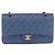 CHANEL Borsa a Spalla Chain Matelasse 25 Pelle di Caviale Blu Oro CC Auth 185395SM D'oro - vista 13
