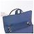 CHANEL Borsa a Spalla Chain Matelasse 25 Pelle di Caviale Blu Oro CC Auth 185395SM D'oro - vista 20