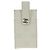 CHANEL icon Chain Shoulder Pouch Lamb Skin White Silver CC Auth 184233A Argento Bianco - vista 13