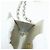 CHANEL icon Chain Shoulder Pouch Lamb Skin White Silver CC Auth 184233A Argento Bianco - vista 20