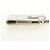 CHANEL icon Chain Shoulder Pouch Lamb Skin White Silver CC Auth 184233A Argento Bianco - vista 4