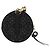 LOEWE Studio Ghibli Cookie Pouch No-Face Bag Canvas Black Gold Auth 167410SM Nero D'oro - vista 2