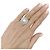Anello Boucheron, "Idylle", oro bianco e diamanti. - vista 6
