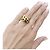 Fred Paris, "Léopard" Ring, Gelbgold, schwarzer Emaille. - Ansicht 5