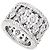 Anello Chopard, "Haute Joaillerie" in oro bianco e diamanti. - vista 3