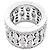 Anello Chopard, "Haute Joaillerie" in oro bianco e diamanti. - vista 4