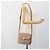 Céline CELINE Macadam Canvas Schultertasche PVC Beige Gold Authentisch bs35577 Golden - Ansicht 25