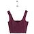 Alaïa Top sem mangas bordeaux