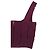 Alaïa Top sem mangas bordeaux - vista 4