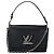 Borsa a tracolla Louis Vuitton Twist MM in pelle Epi nera M50282 Nero