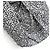 Abito corto in seta Chanel stampa leopardata e fiocco 22P Nero Bianco Stampa leopardo - vista 4