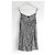 Abito corto in seta Chanel stampa leopardata e fiocco 22P Nero Bianco Stampa leopardo - vista 7