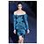 Abito color ottanio GUCCI FALL 2005 RTW - vista 2