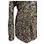 Abito con paillettes multicolore con scollo a V e maniche lunghe di The Attico - vista 3