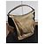 Saint Laurent Borsa a mano Multi Pelle Oro e Scamosciato Nero D'oro - vista 3