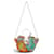 Versace La Medusa Bolsa Pequena de Ráfia e Seda Multicor  - vista 6