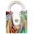 Versace La Medusa Bolsa Pequena de Ráfia e Seda Multicor  - vista 7