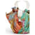 Versace La Medusa Bolsa Pequena de Ráfia e Seda Multicor  - vista 9