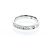 Tiffany & Co Tiffany Flat Band Ring mit 3 Diamanten Silber - Ansicht 4