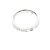 Tiffany & Co Tiffany Flat Band Ring mit 3 Diamanten Silber - Ansicht 9