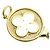 Tiffany & Co Pendente Tiffany Clover Key Top in oro giallo D'oro - vista 8
