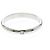 Cartier 1895 Ehering aus Platin mit Diamant Silber