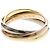 Anello Cartier Trinity 18K Oro Rosa Bianco e Giallo D'oro - vista 8