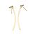 Tiffany & Co Orecchini pendenti Tiffany T Wire Bar in oro rosa D'oro - vista 6