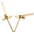 Tiffany & Co Orecchini pendenti Tiffany T Wire Bar in oro rosa D'oro - vista 7