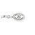 Collana Icon Gucci in oro bianco 18K con diamante Argento - vista 5