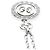 Collana Icon Gucci in oro bianco 18K con diamante Argento - vista 6