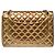 Borsa CHANEL Timeless/Classique in Pelle Oro - 103579 D'oro - vista 3